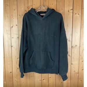 Essentials Fear of God Long Sleeve Hoodie, Black - Size M